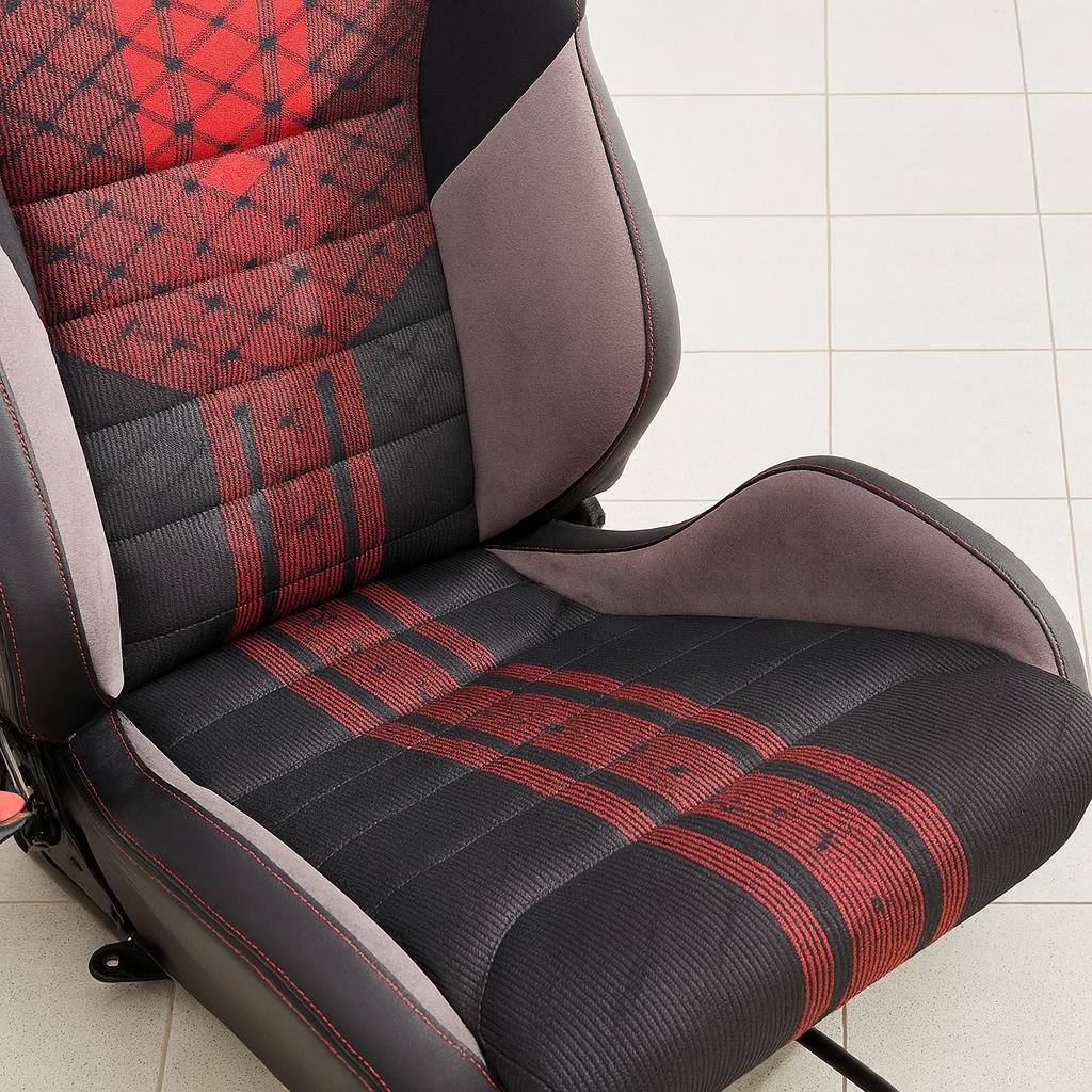 VW Audi Seats Recaro CS Red Carbon GTI Edition - Image 3