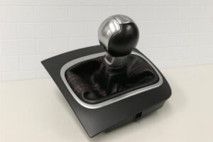 VW Golf MK6 Real Leather Black Red Line