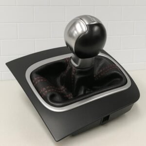 VW Golf MK6 Real Leather Black Red Line