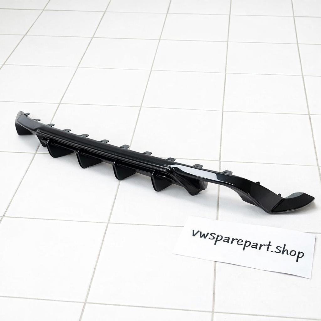 VW Golf GTI MK gloss black rear diffuser
