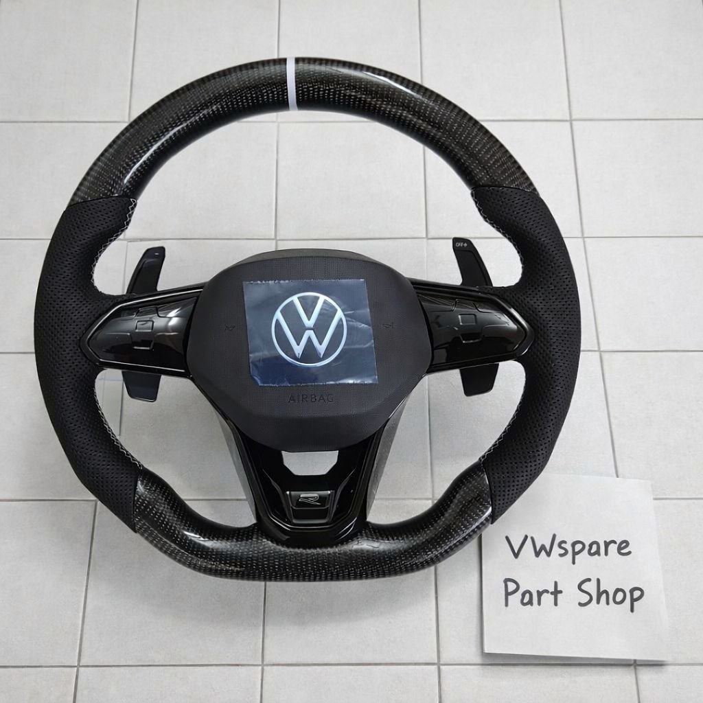 MK8 Haptic Touch CF Steering Wheel