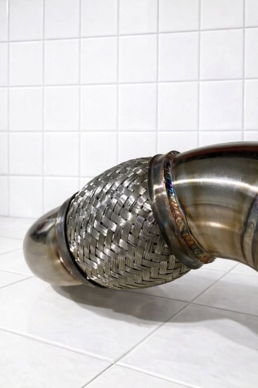 gti downpipe 3 stainless tube