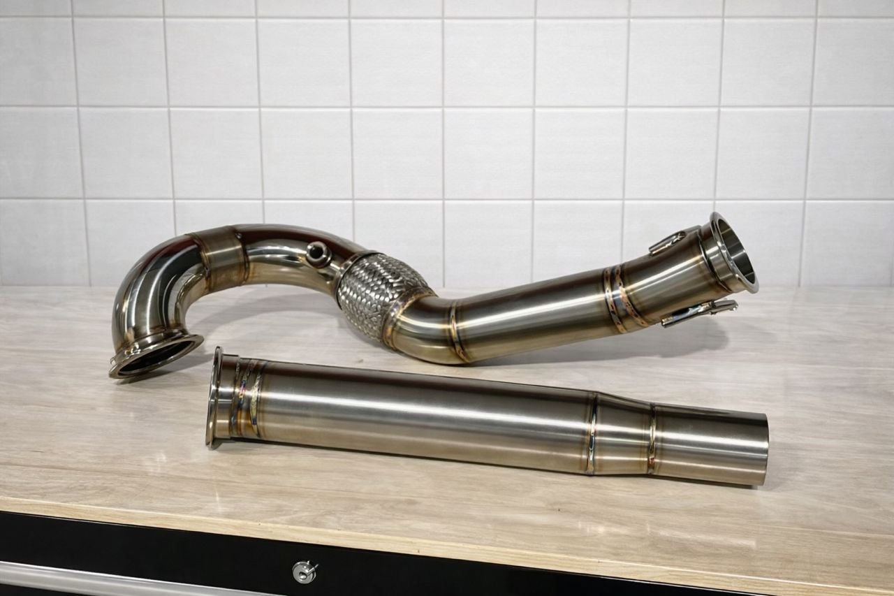 gti downpipe 3 stainless tube
