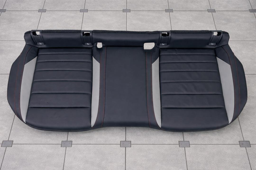 Complete Set of VW Golf 8 GTI CS (CD) Grey/Red Leather Seats - Image 3