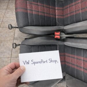 Interieur VW Golf 7 GTI TCR Alcantara/Stof Grijs/Rood (5 Deurs)