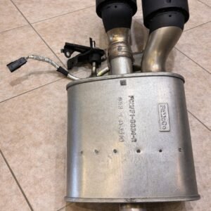 2024-2025 ford mustang gt dark horse S650 oem passenger side exhaust muffler w tips black 6k fm201