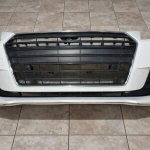 2016-2018 audi tt quattro oem front bumper cover w grilles pdc glacier white t3003