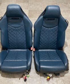 2016-2020 audi tt quattro convertible admiral blue nappa leather sports seats pair t3003